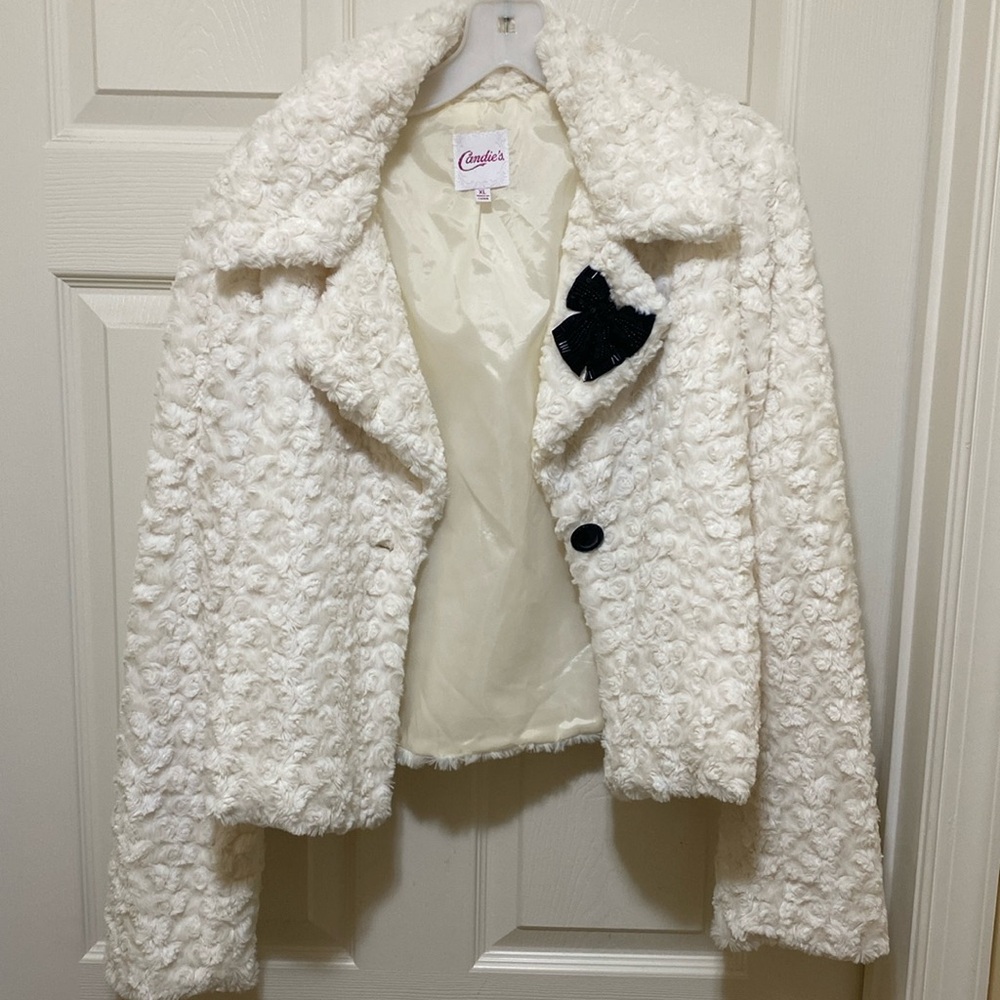 Candies faux fur jacket